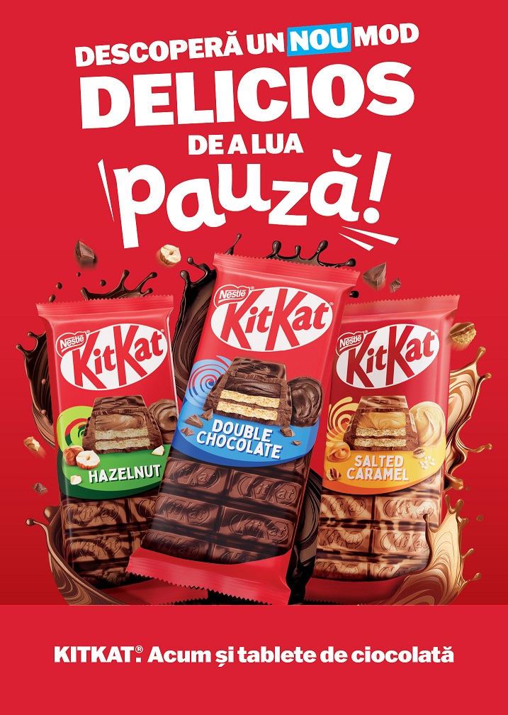 Noile tablete de ciocolata KitKat sunt aici | Nestle Romania