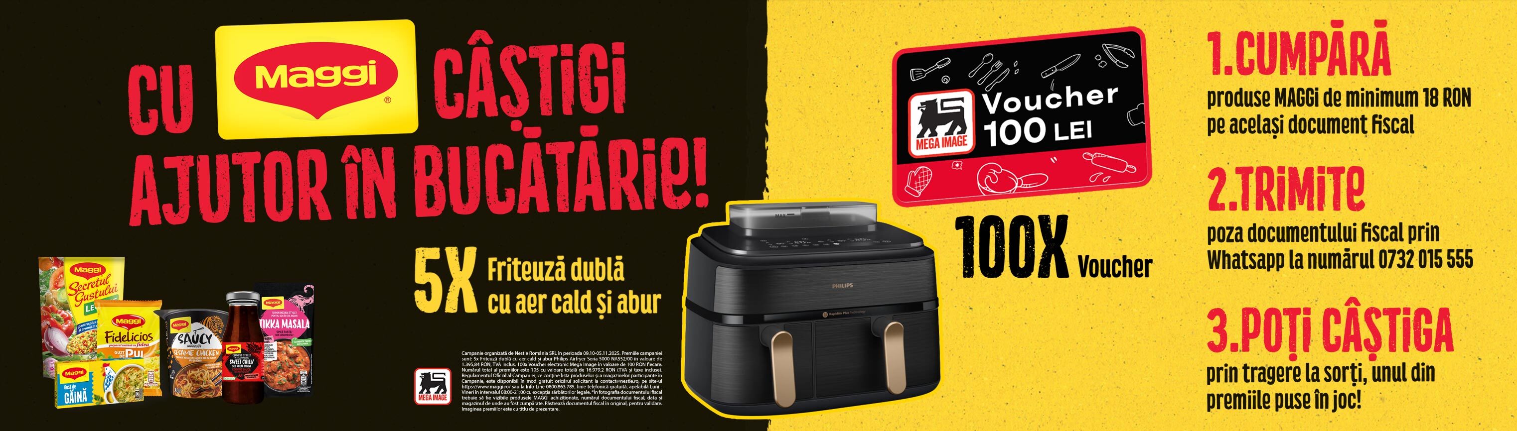 Campanie Maggi in magazinele Mega Image