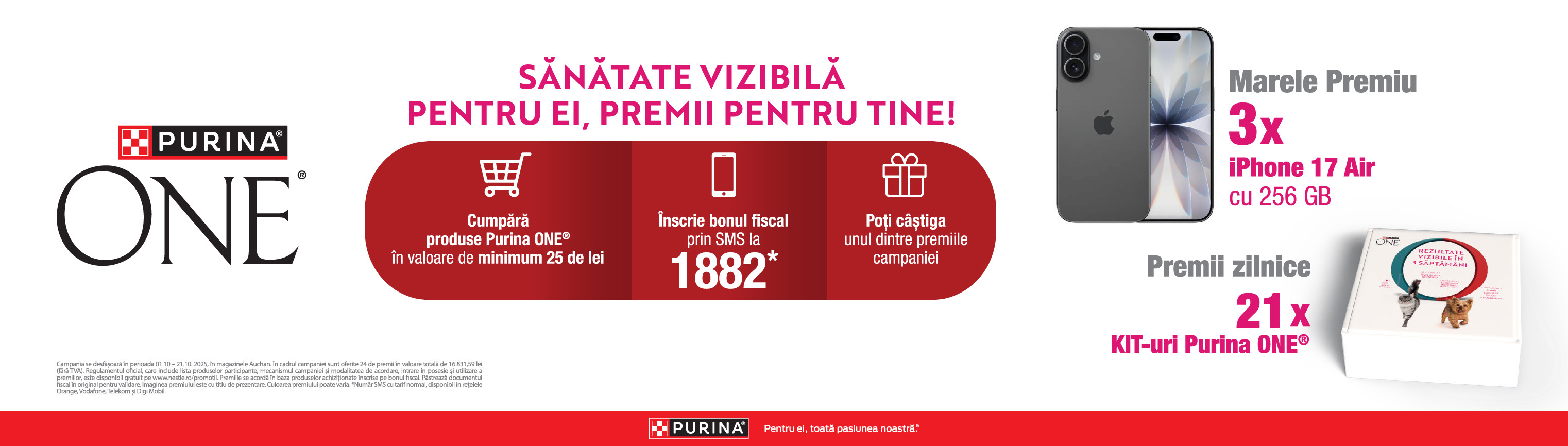 Campania Purina One - In Octombrie Purina One te premiaza