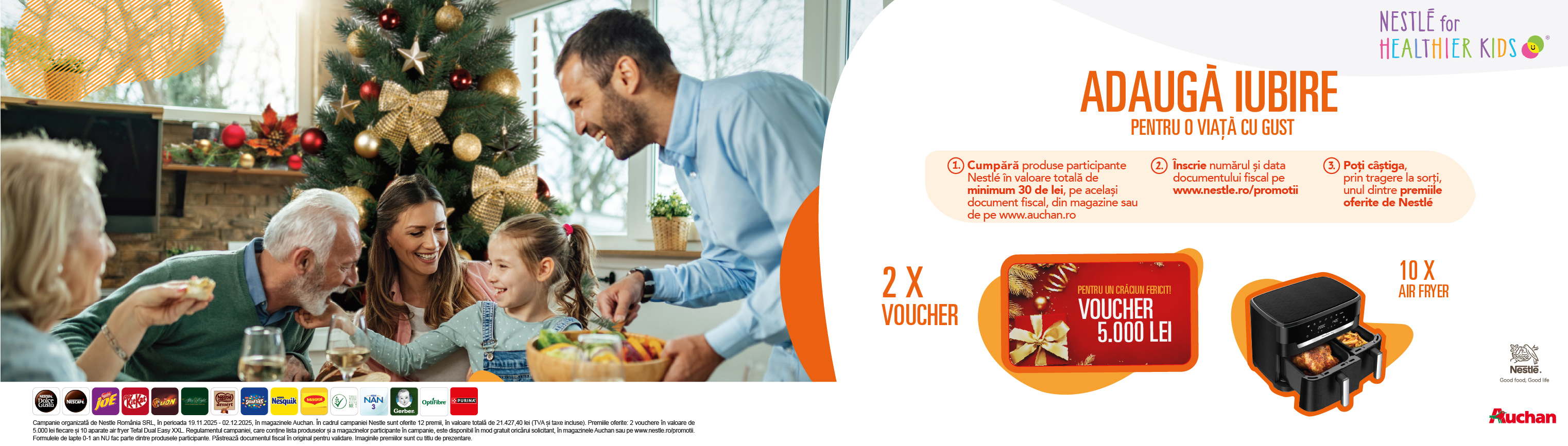 Campanie Nestle in magazinele Auchan