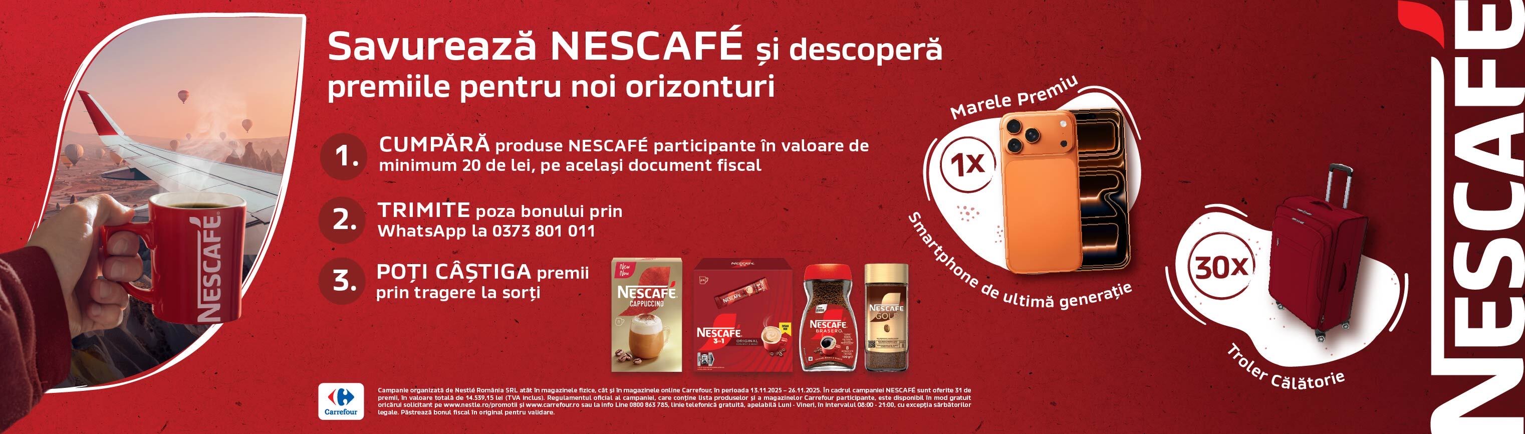 Campanie Nescafe in Carrefour