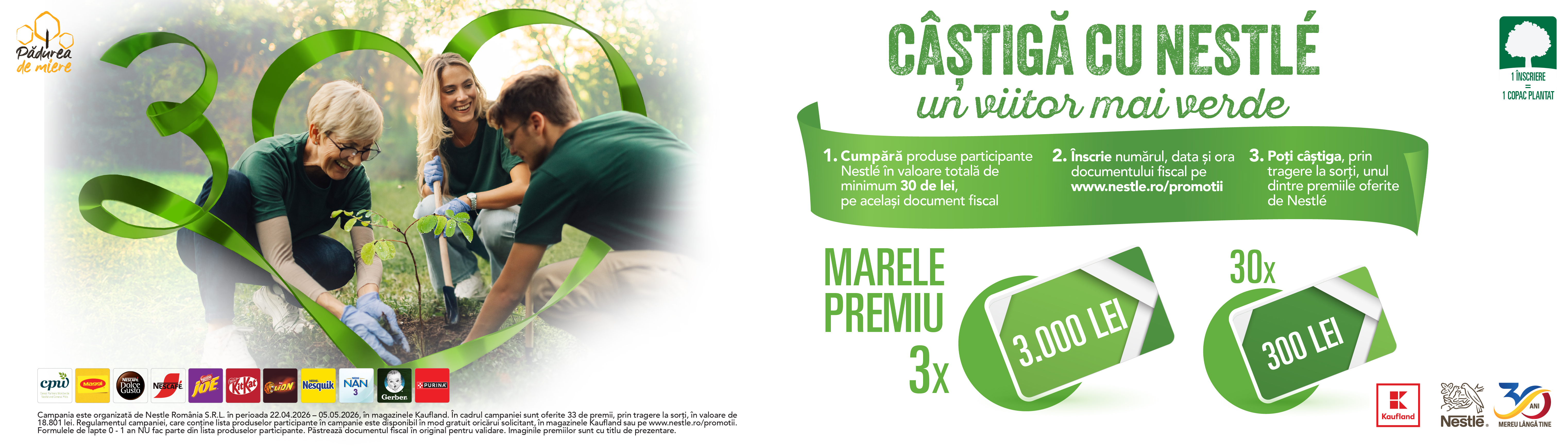 Castiga cu Nestle in magazinele Kaufland