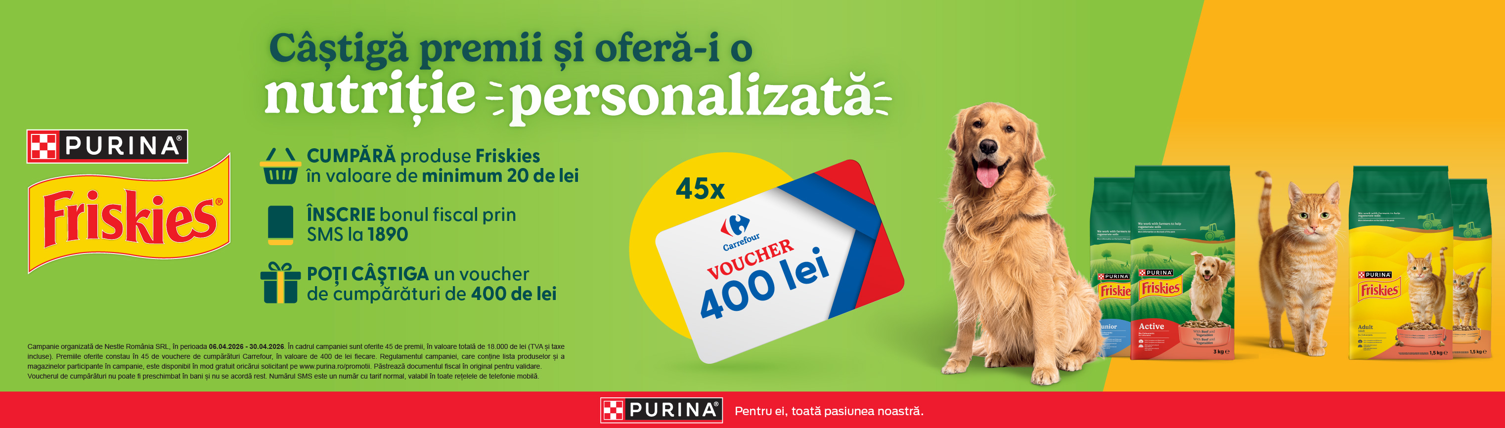 Campania Friskies 6 aprilie 2026