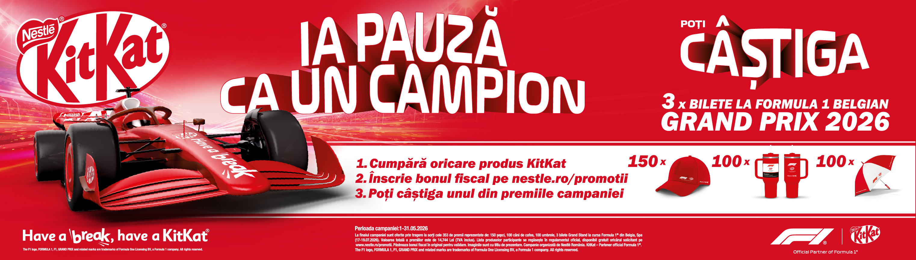 KitKat - Fă un Pit Stop şi bucură-te de pauză"