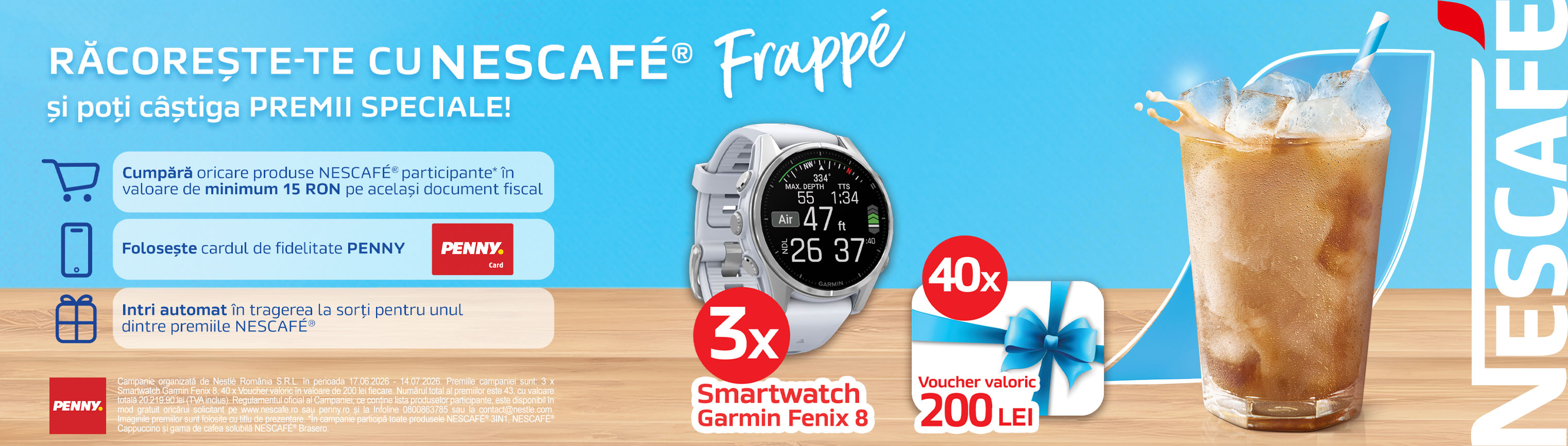 Campania NESCAFE Frappe in magazinele Rewe