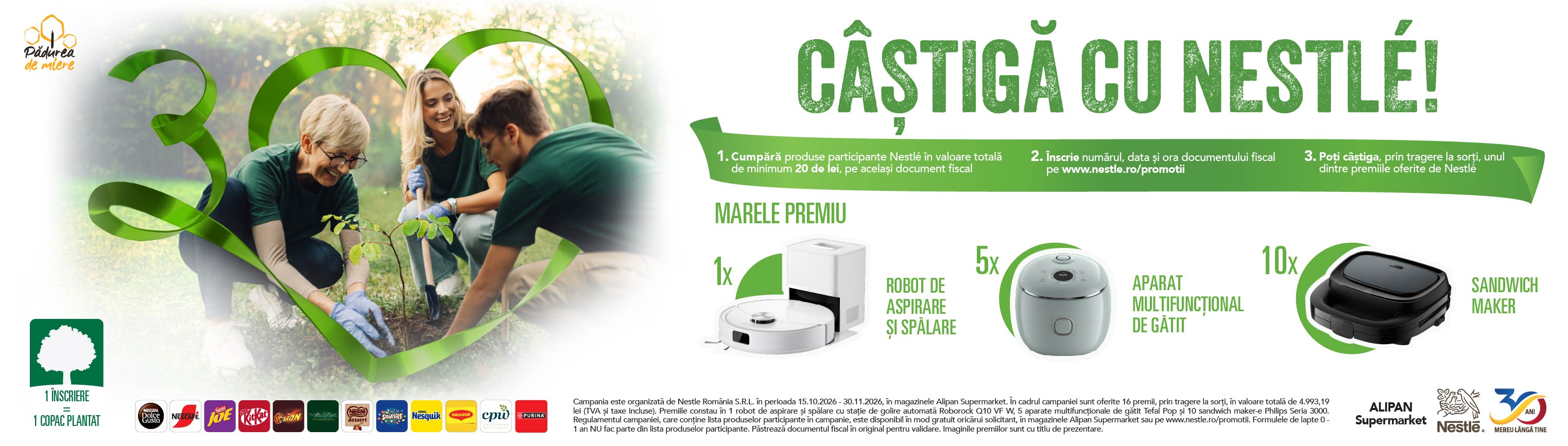 Castiga cu Nestle in magazinele Alipan Tour
