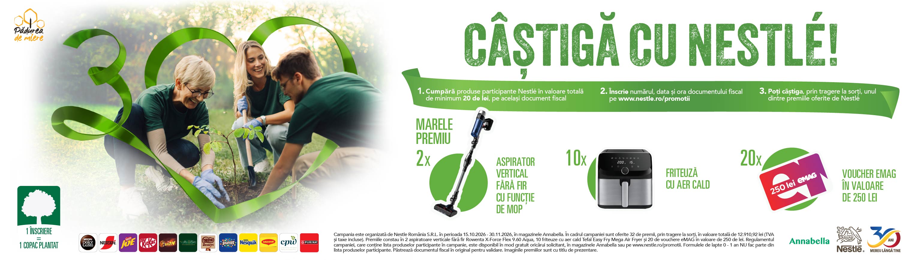 Castiga cu Nestle in magazinele Annabella