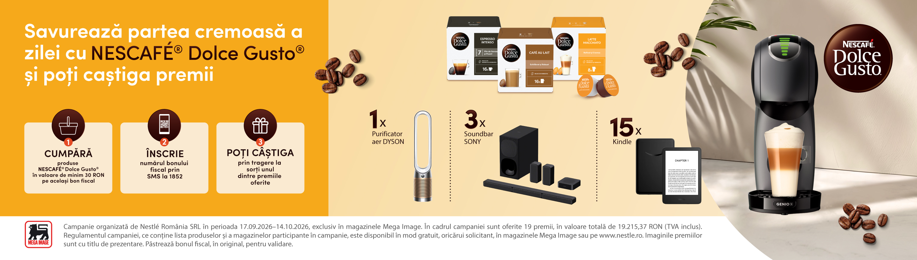 Campania Nescafe Dolce Gusto in Mega Image
