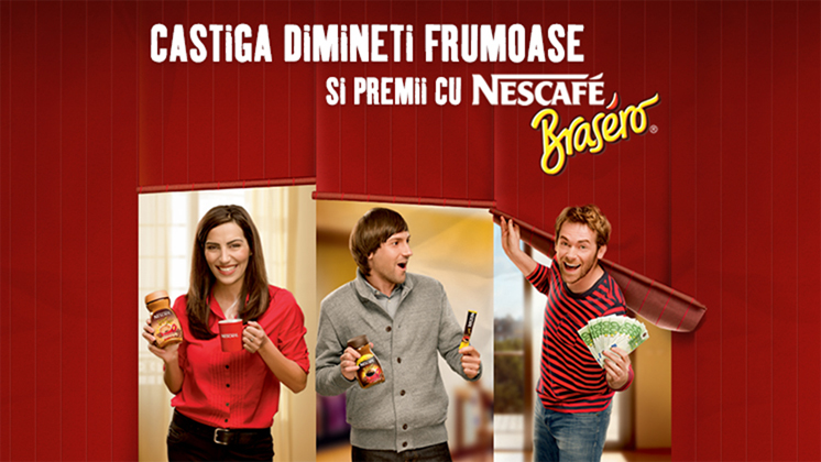 Castiga dimineti frumoase si premii cu NESCAFÉ Brasero!
