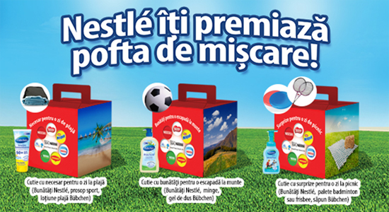 Nestle iti premiaza pofta de miscare!