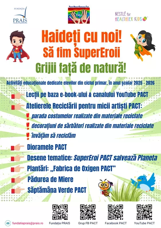 Activitati educationale copii: protejarea naturii.