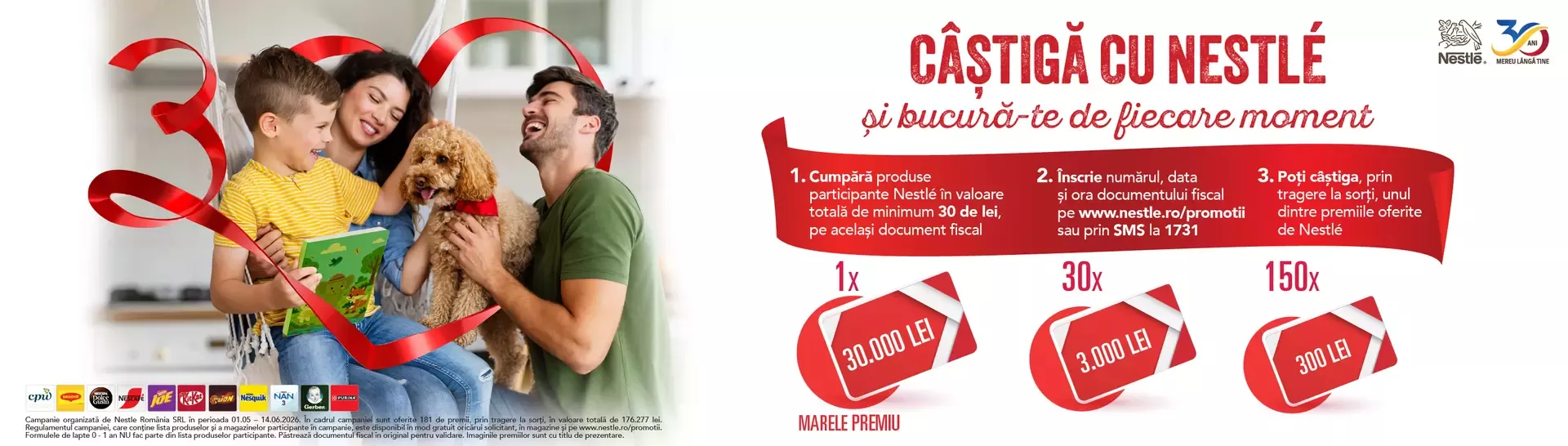 Campania "Câștigă cu Nestle și bucură-te de fiecare moment"