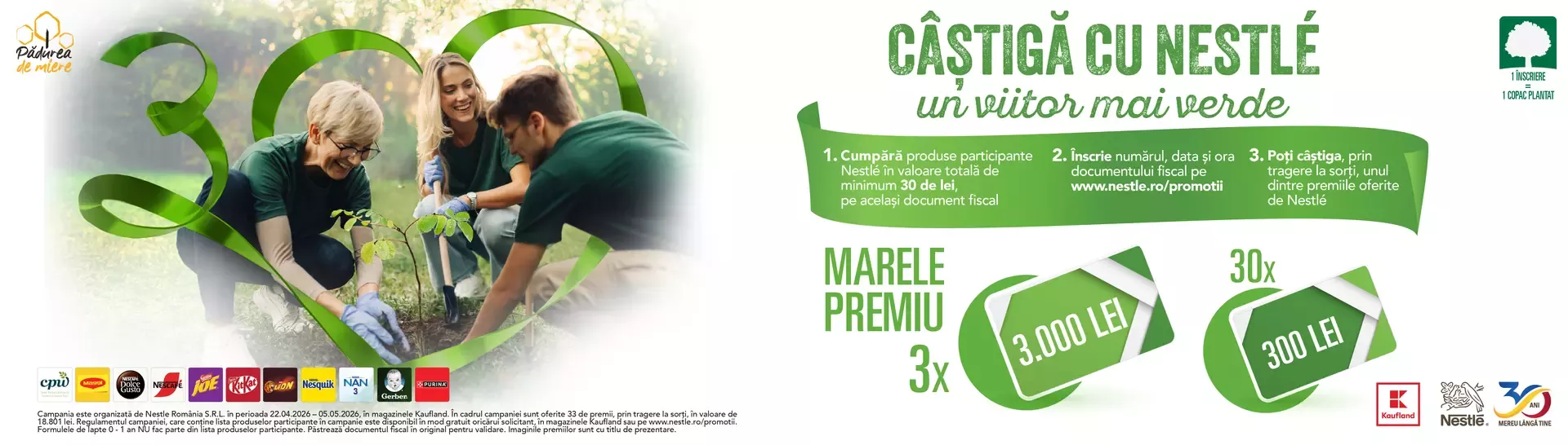 Castiga cu Nestle in magazinele Kaufland