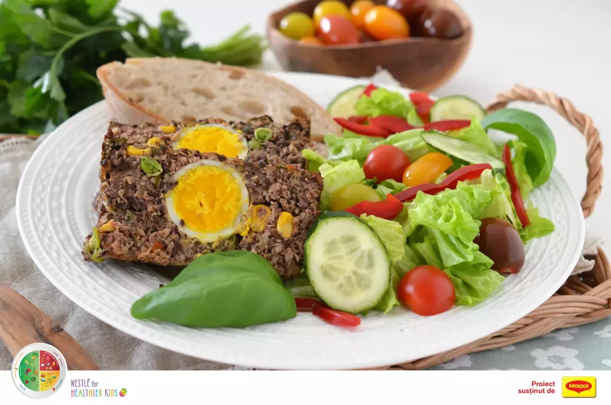 Foto Drob de pui cu legume