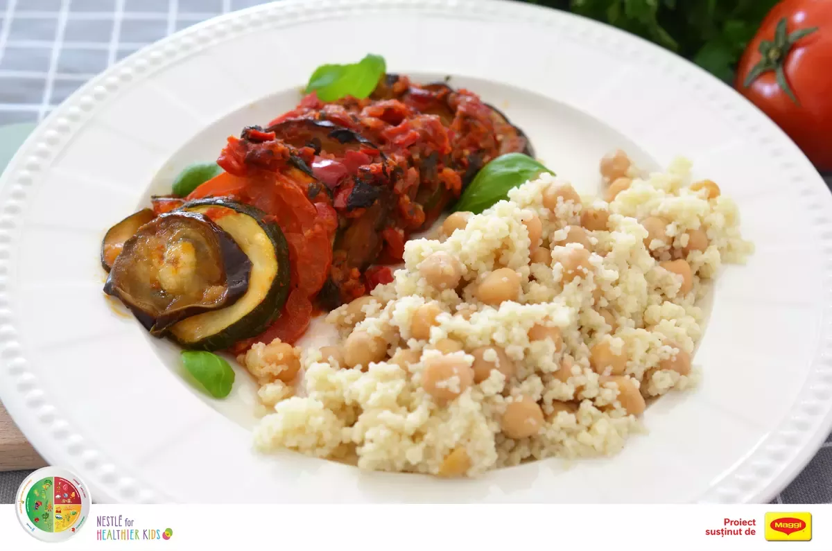 Ratatouille cu cous cous