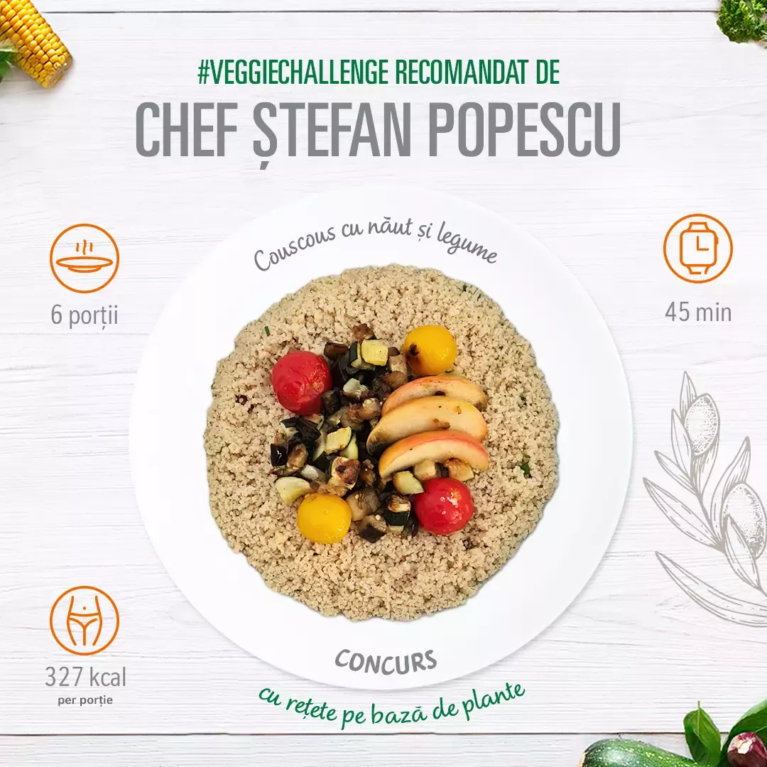 Couscous marocan cu legume