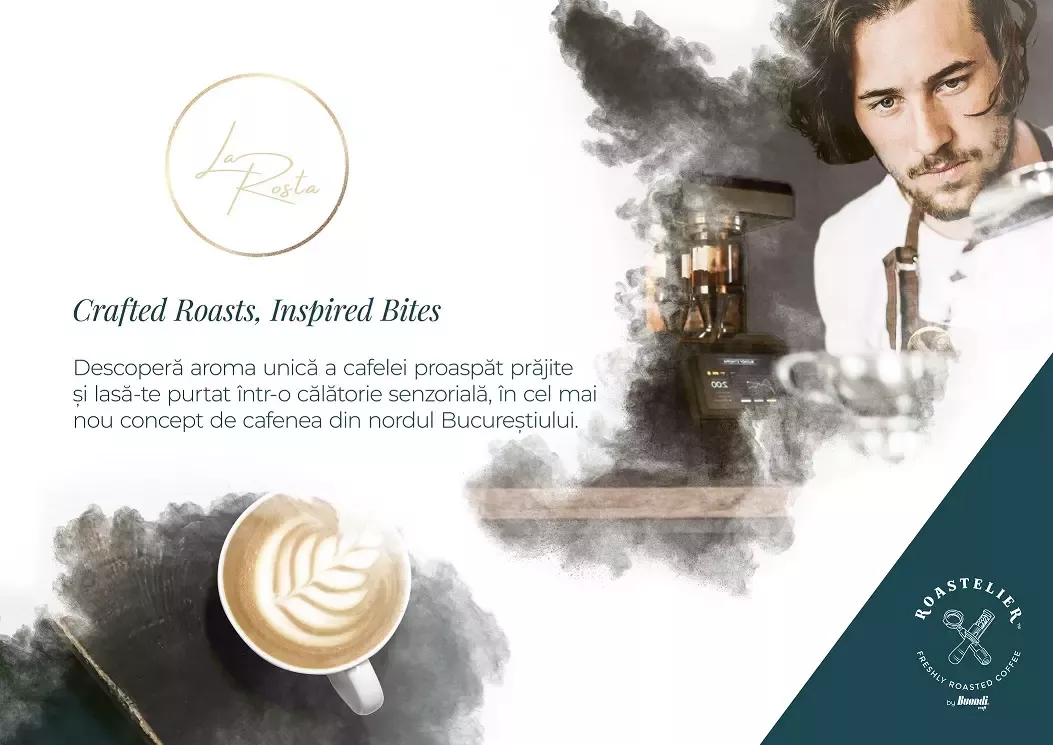 Prima cafenea LA ROSTA se deschide în spațiul Carrefour România