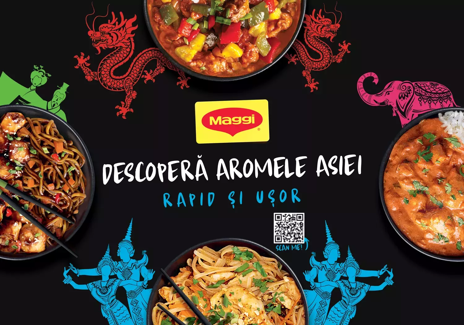 MAGGI aduce aromele Asiei în bucătăriile românilor.