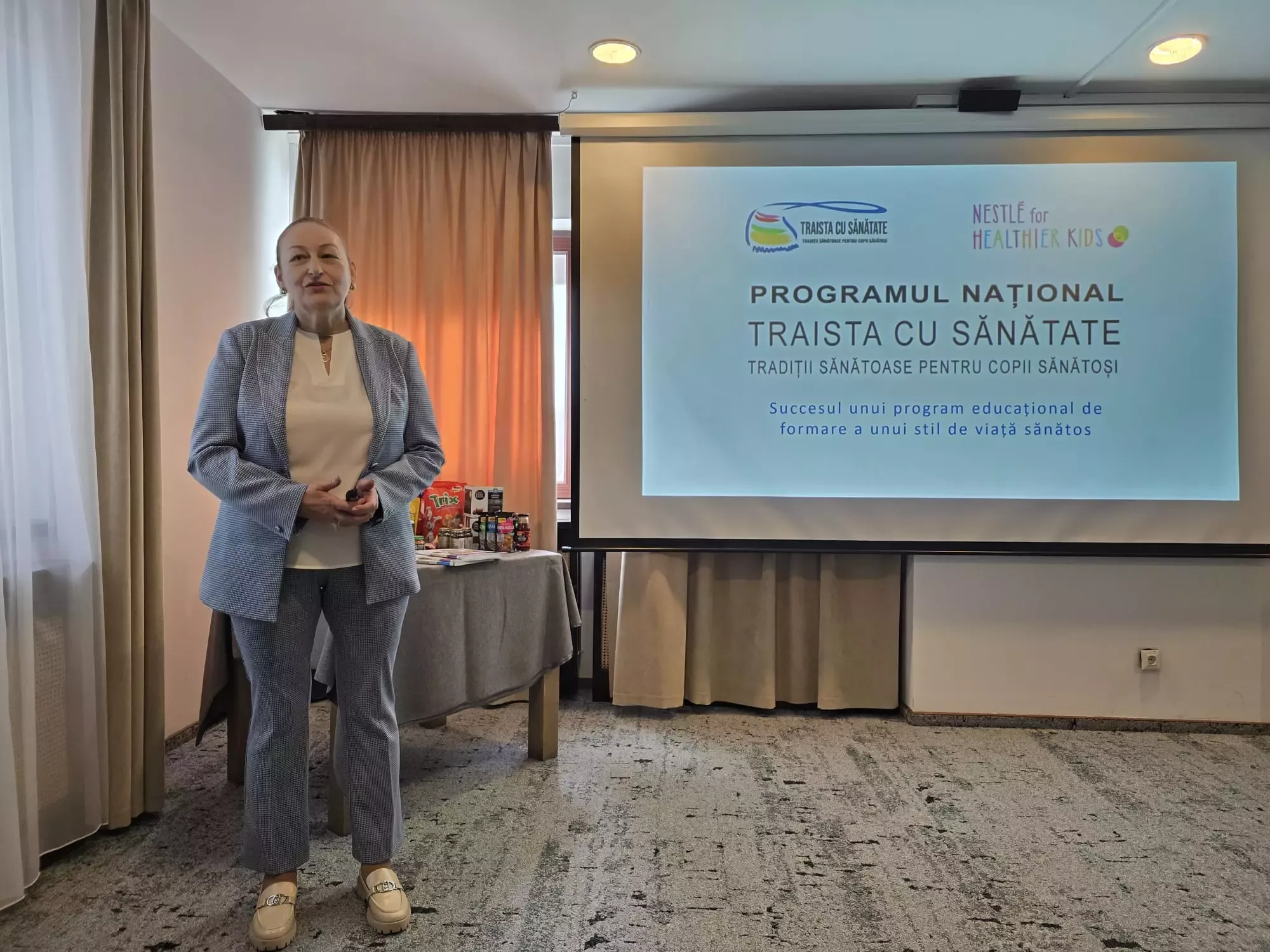 Initiatorul proiectul “Traista cu sanatate”.