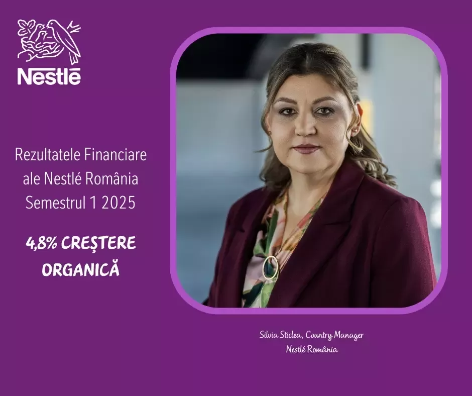 Silvia Sticlea, manager Nestlé Romania.