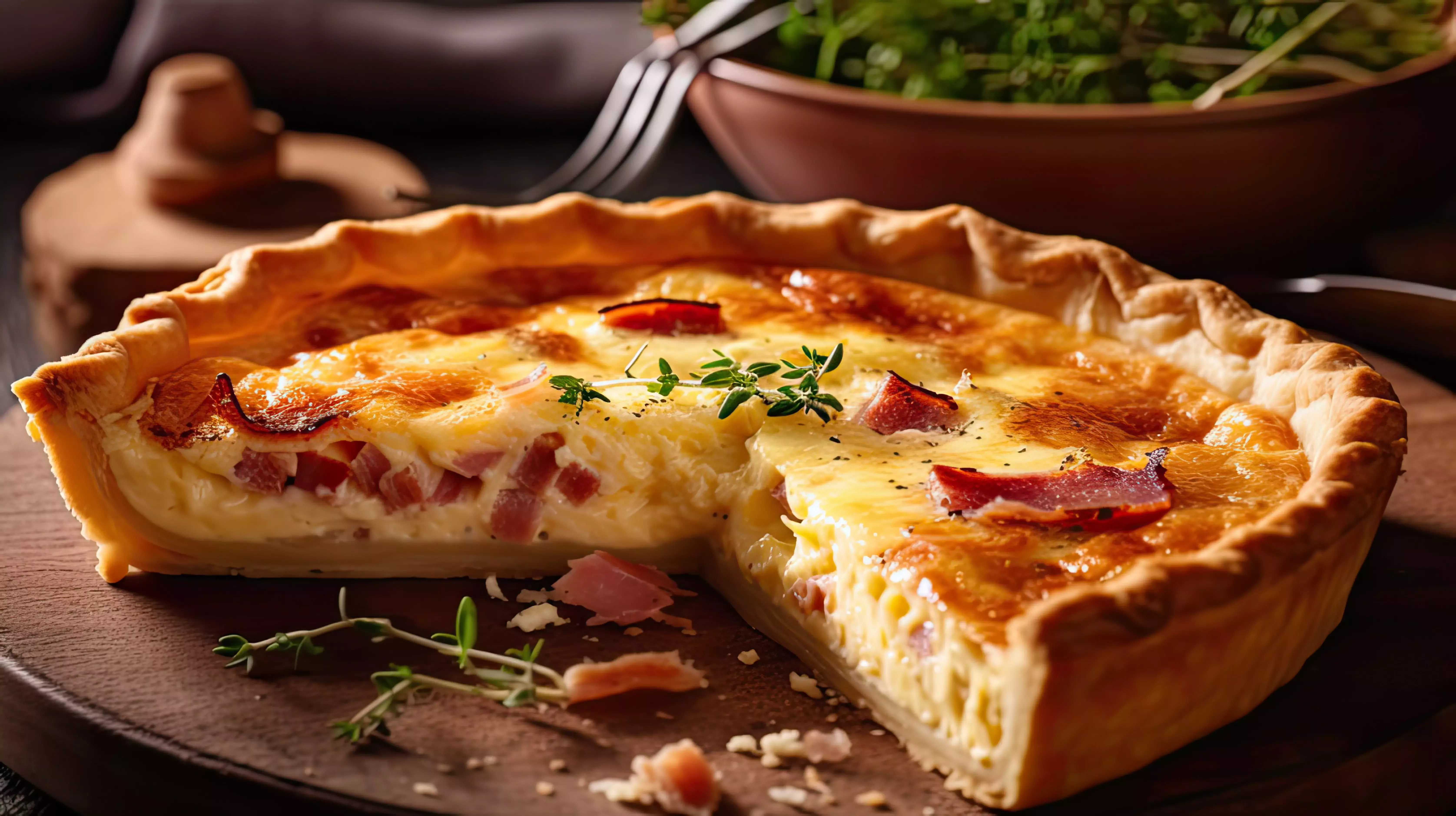 Evita risipa alimentara cu o reteta simpla de quiche cu carne ramasa de la friptura