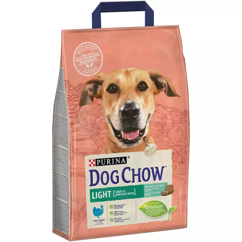 Purina® DOG CHOW® LIGHT cu Curcan