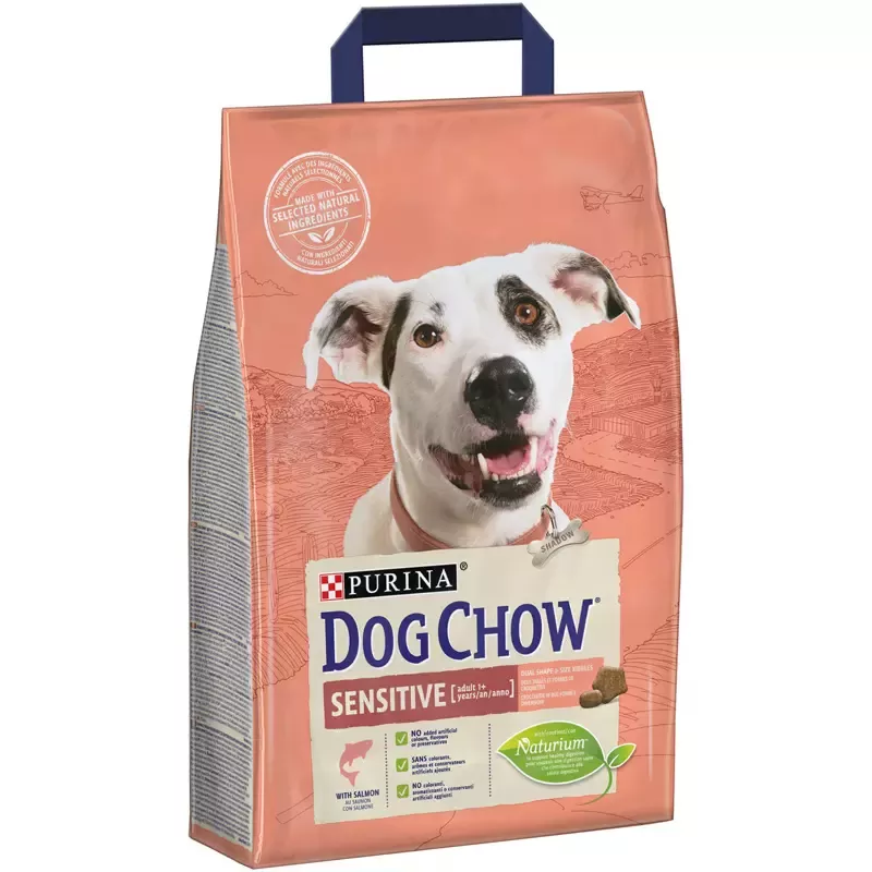 Purina® DOG CHOW® SENSITIVE cu Somon