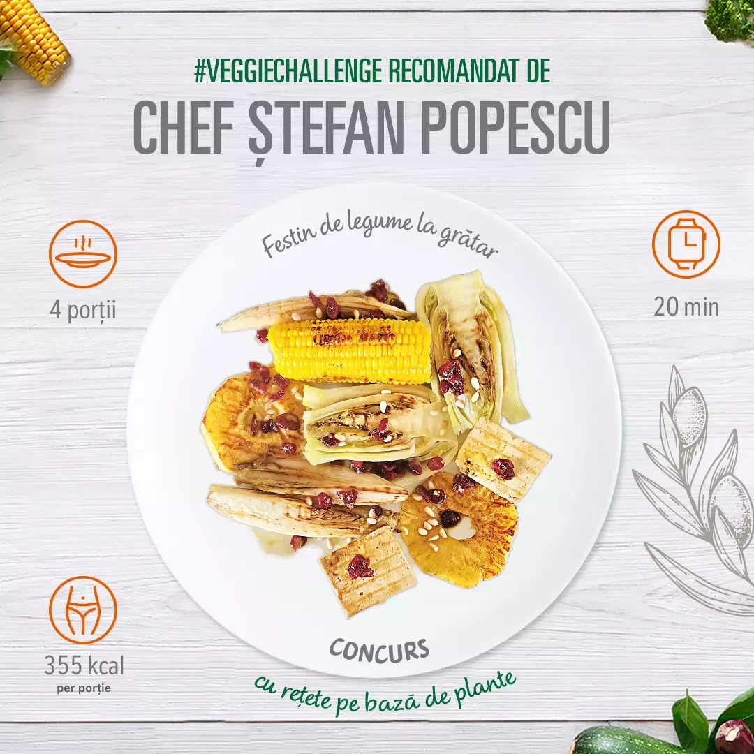 Festin de legume la grătar
