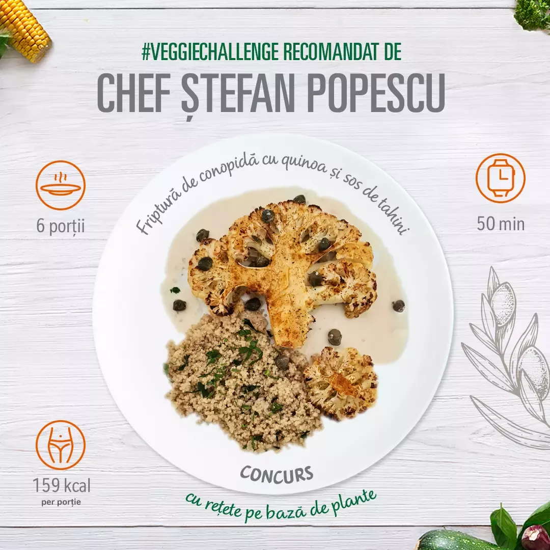 Friptură de conopidă
