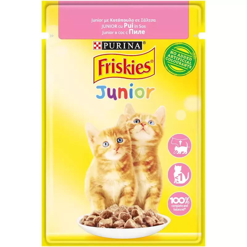 FRISKIES® Junior cu Pui în Sos