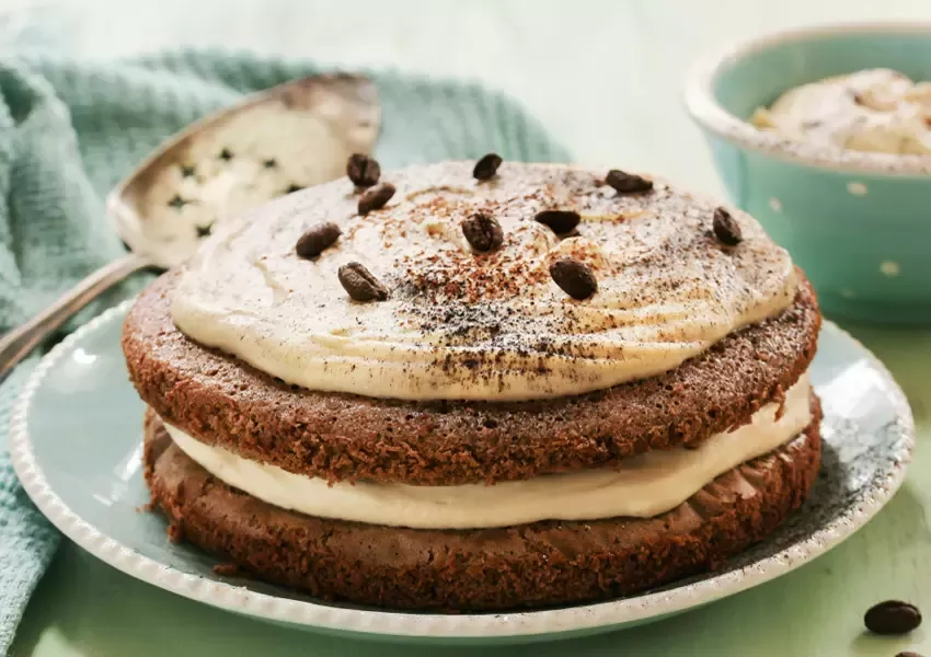 Foto Tort rustic cu cafea